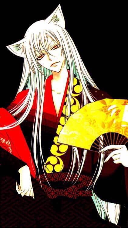 银发妖狐巴卫 元气少女缘结神 手机壁纸