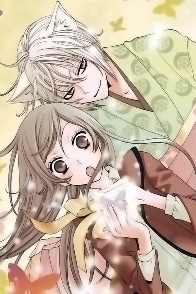 银发妖狐巴卫 元气少女缘结神 手机壁纸