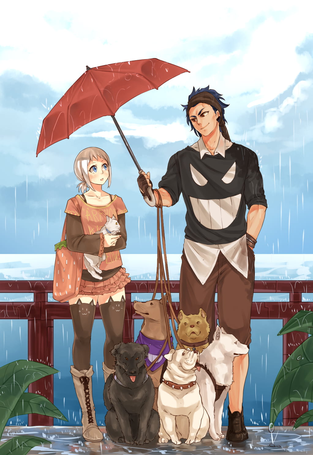 妖精的尾巴 动漫手机壁纸 魔导士们