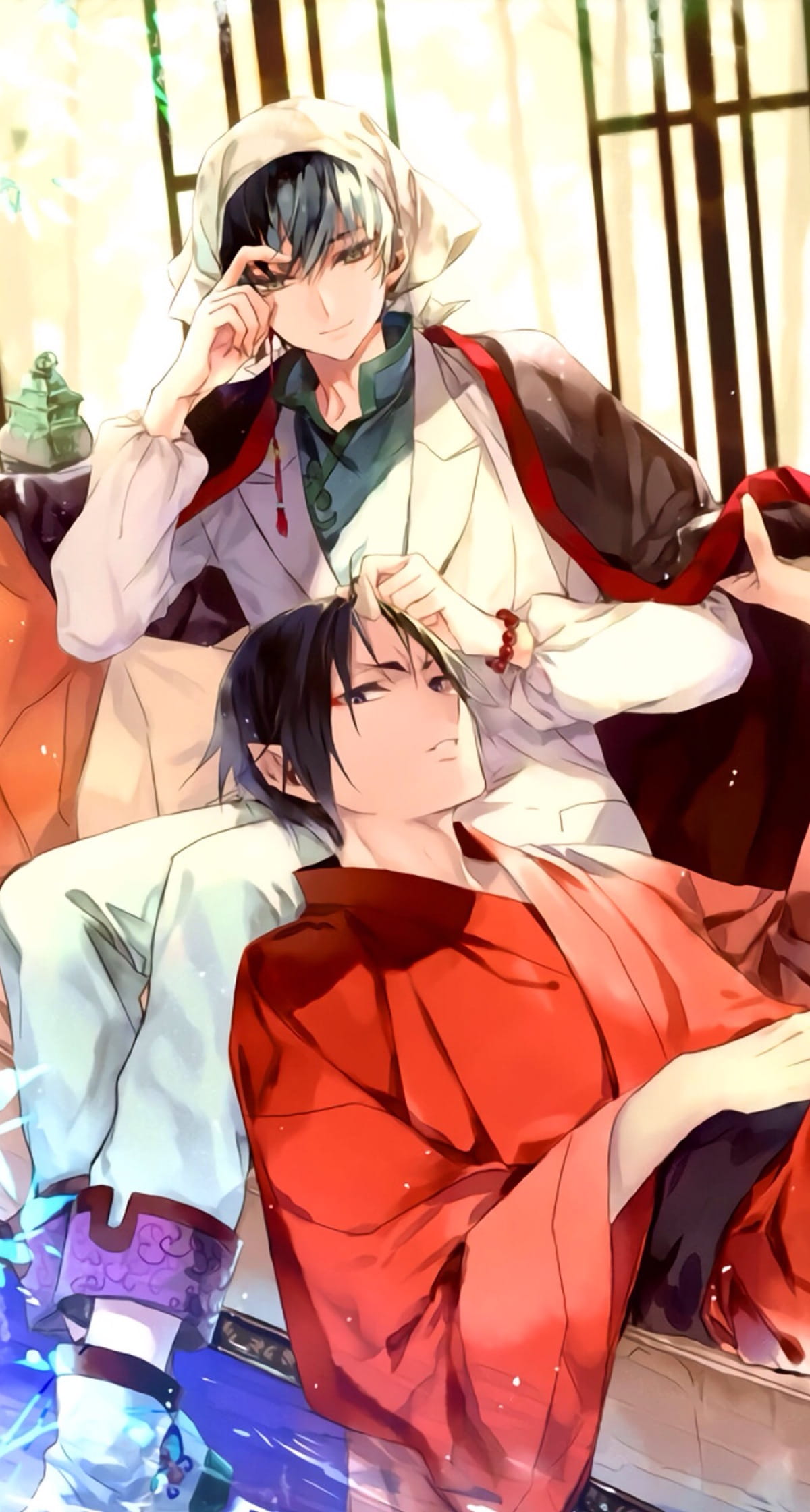 鬼灯的冷彻 同人画集手机壁纸