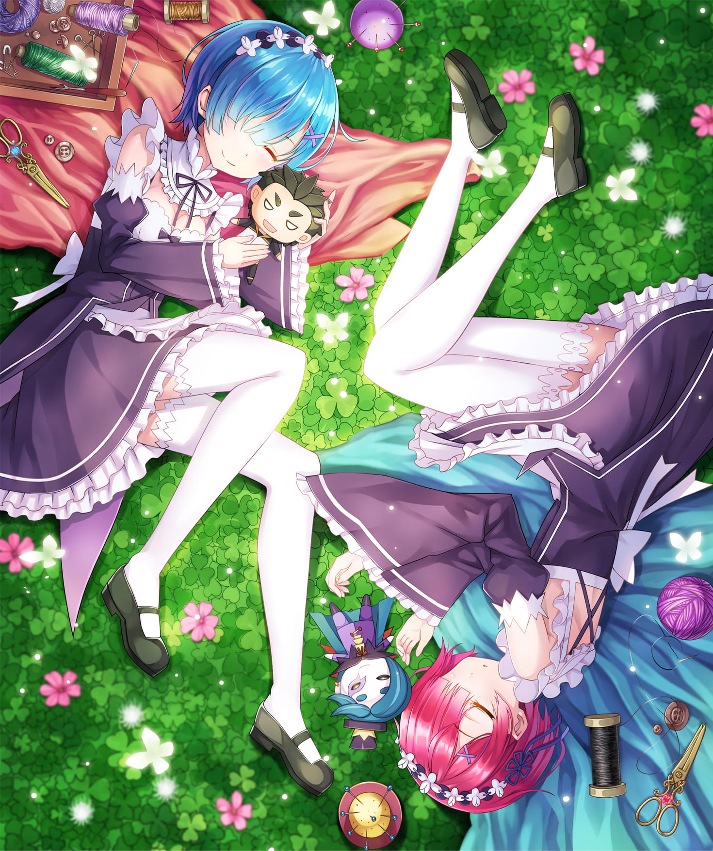 从零开始的异世界 蕾姆拉姆双子电脑壁纸(1)