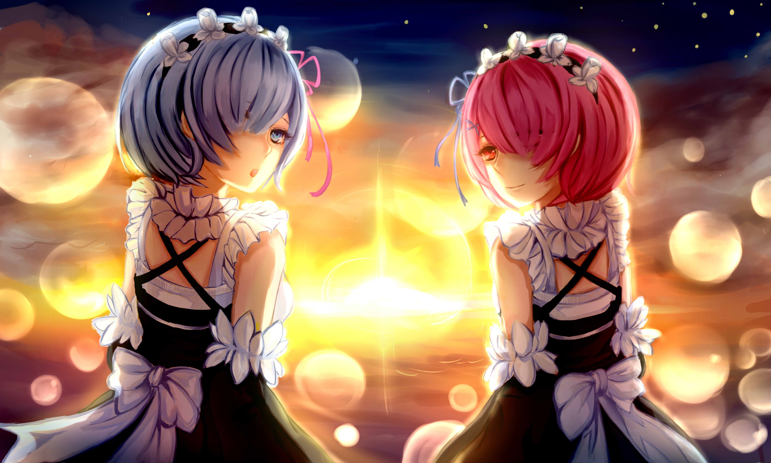 Re：从零开始的异世界生活 拉姆蕾姆桌面壁纸