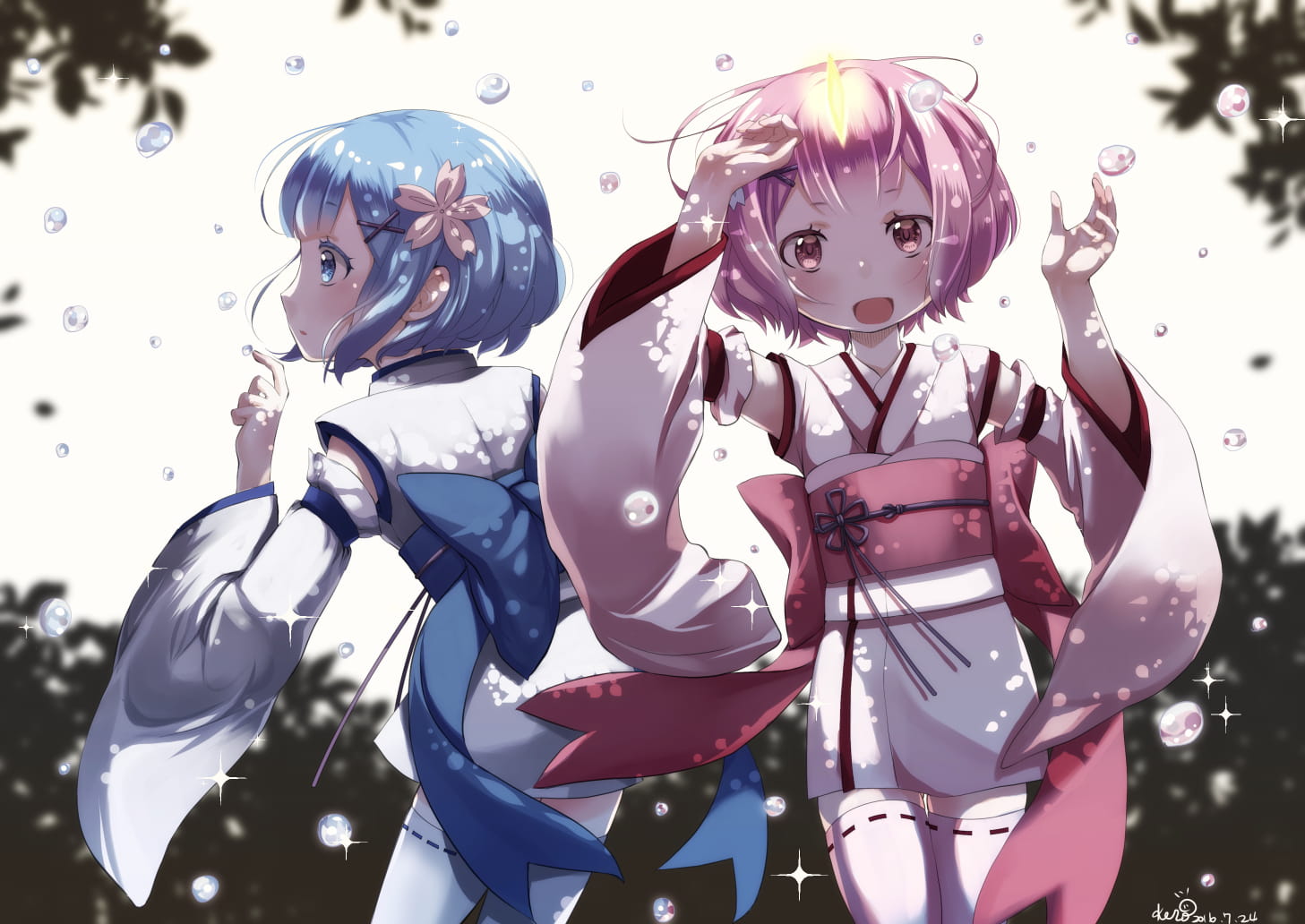 Re：从零开始的异世界生活 拉姆蕾姆桌面壁纸