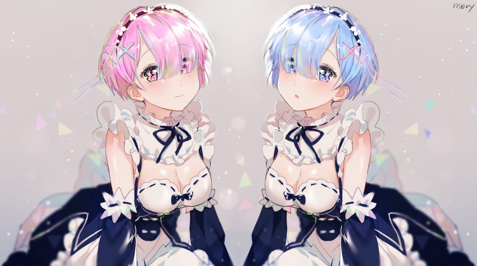 Re：从零开始的异世界生活 拉姆蕾姆桌面壁纸