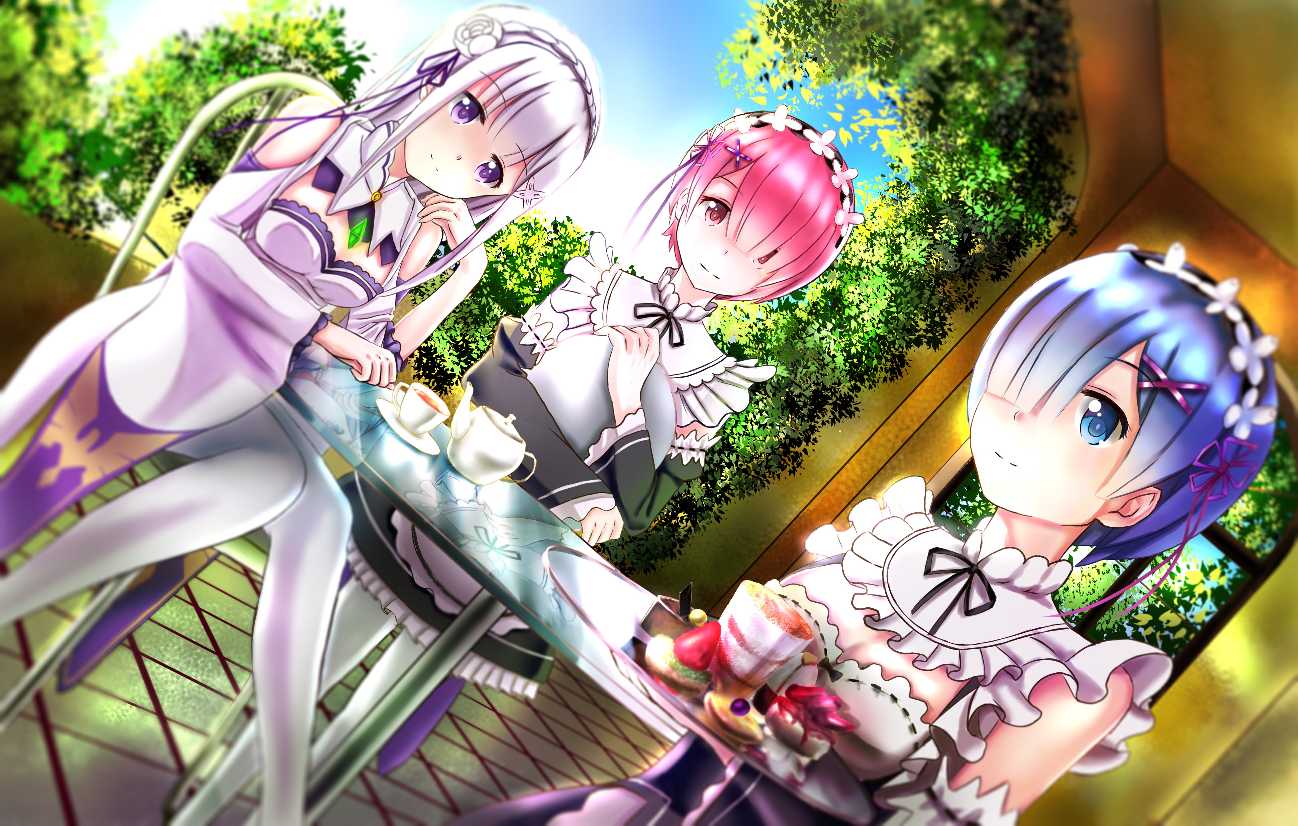 Re：从零开始的异世界生活 拉姆蕾姆桌面壁纸