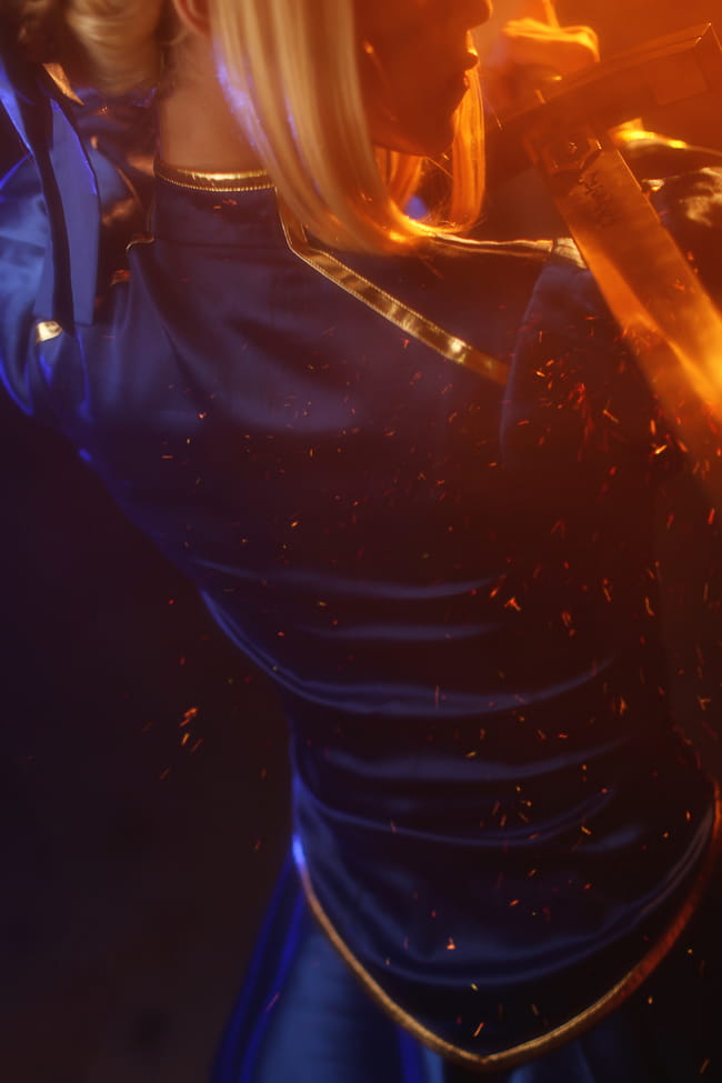 【授权】吾王saber 蓝战COS