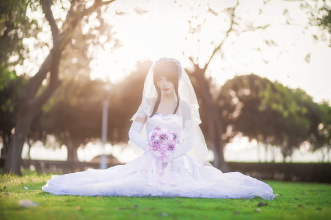 【授权】约会大作战 时崎狂三 花嫁COS