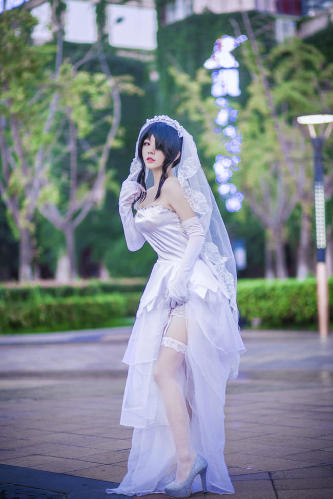 【授权】约会大作战 时崎狂三 花嫁COS