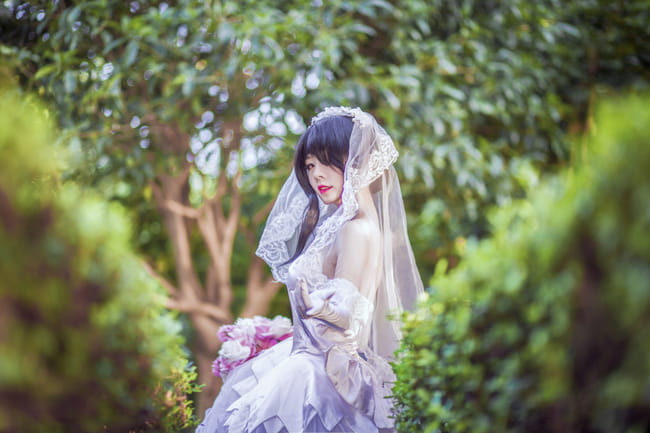 【授权】约会大作战 时崎狂三 花嫁COS