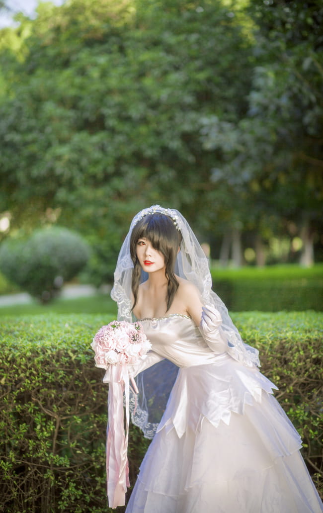 【授权】约会大作战 时崎狂三 花嫁COS