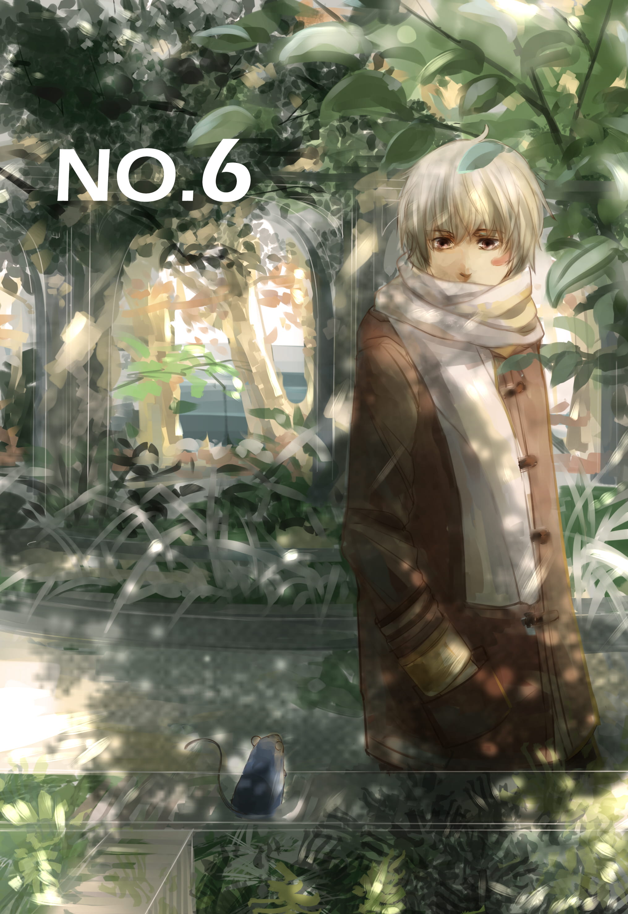 未来都市No.6 动漫手机壁纸  紫苑X老鼠