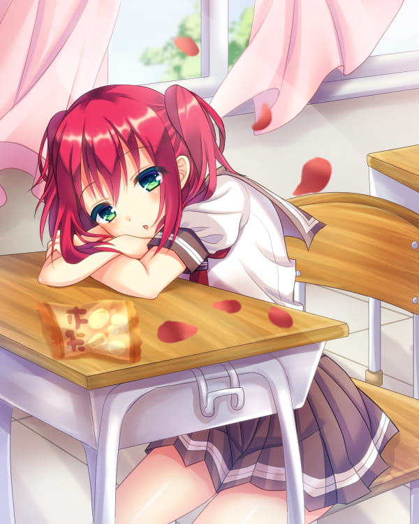 学生制服 动漫手机壁纸 青春少女