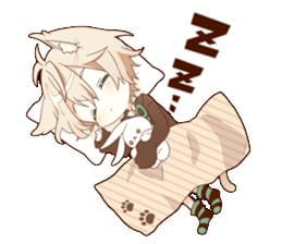 Q版猫耳正太 NEKOMIMI-MiA日系表情包