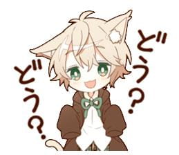 Q版猫耳正太 NEKOMIMI-MiA日系表情包