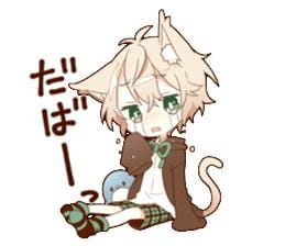 Q版猫耳正太 NEKOMIMI-MiA日系表情包