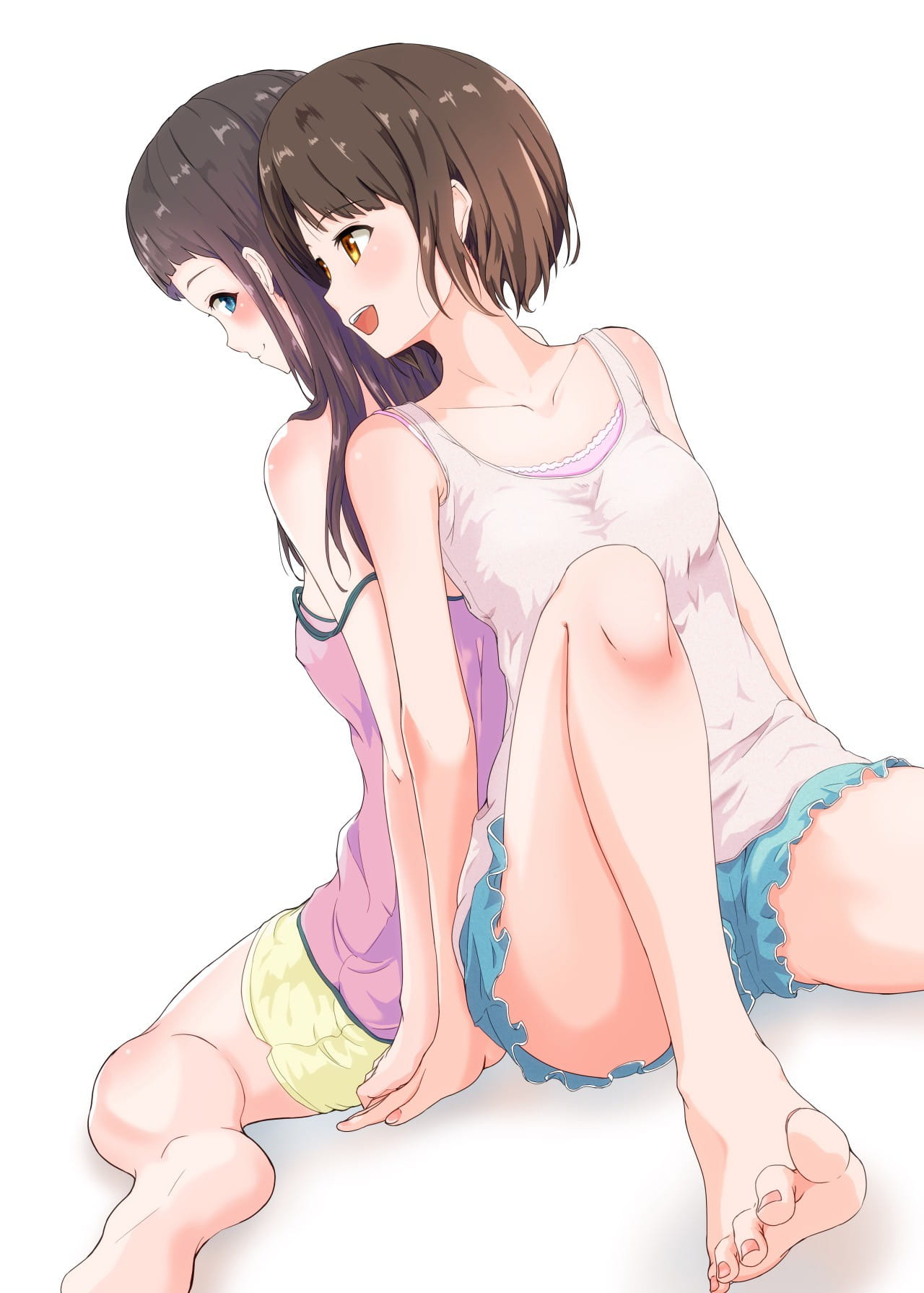 百合大法好 手机壁纸 女孩之爱