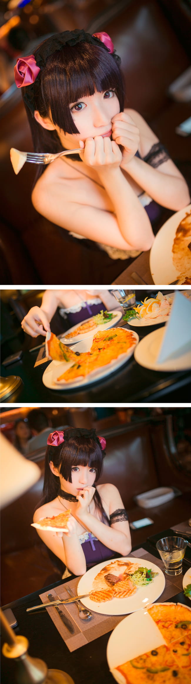 黑猫啊，我们结婚吧！喵？ 黑猫cos图集