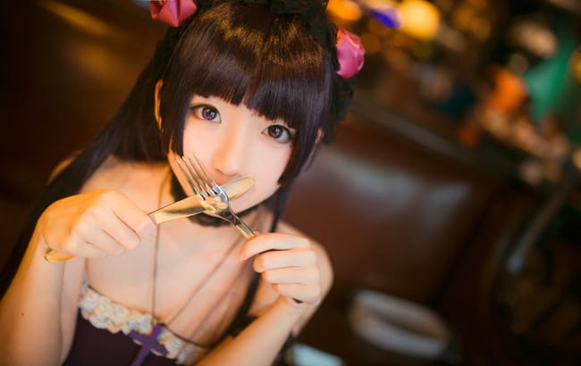 黑猫啊，我们结婚吧！喵？ 黑猫cos图集