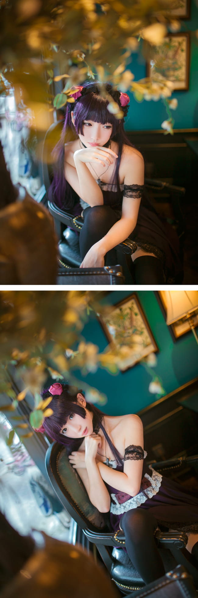 黑猫啊，我们结婚吧！喵？ 黑猫cos图集