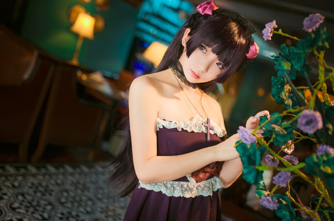 黑猫啊，我们结婚吧！喵？ 黑猫cos图集