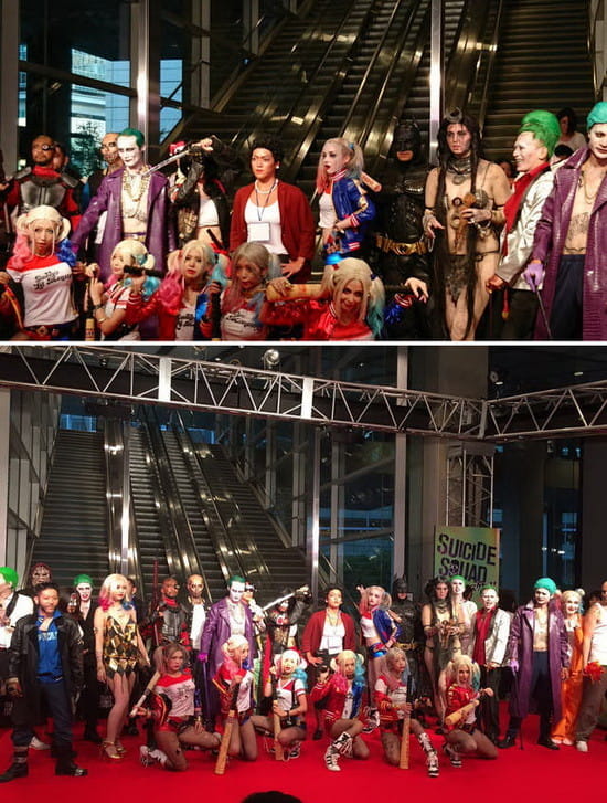 自杀突击队日本登陆 强大丑女cosplay阵容太赞