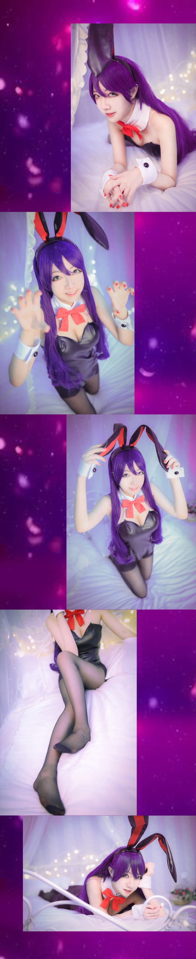 【授权】lovelive！东条希兔女郎COS 作你的魔王兔吧