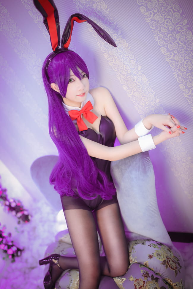 【授权】lovelive！东条希兔女郎COS 作你的魔王兔吧