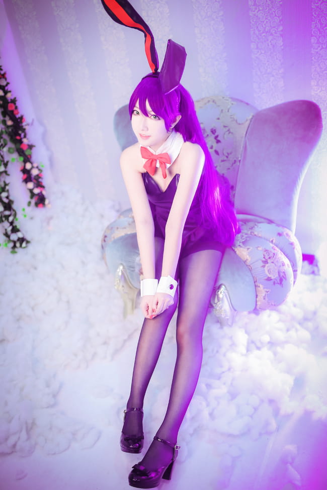 【授权】lovelive！东条希兔女郎COS 作你的魔王兔吧