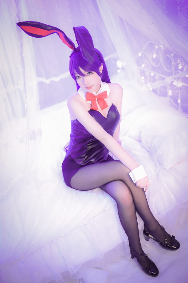 【授权】lovelive！东条希兔女郎COS 作你的魔王兔吧