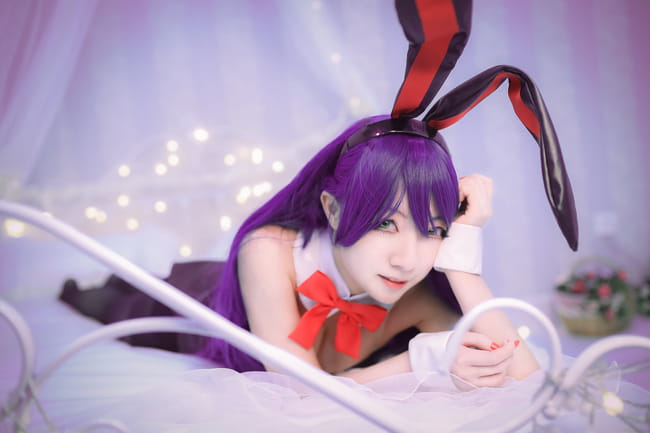 【授权】lovelive！东条希兔女郎COS 作你的魔王兔吧