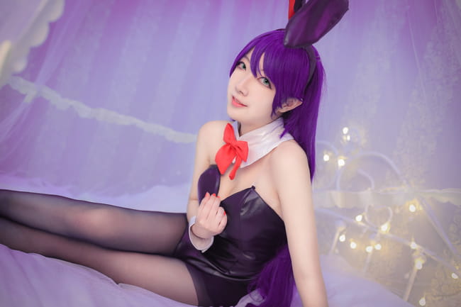 【授权】lovelive！东条希兔女郎COS 作你的魔王兔吧