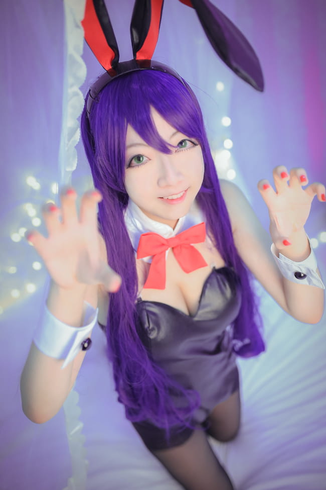 【授权】lovelive！东条希兔女郎COS 作你的魔王兔吧