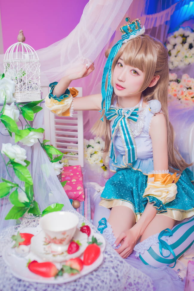 【授权】lovelive！南小鸟 ことり式雪だるまCOS