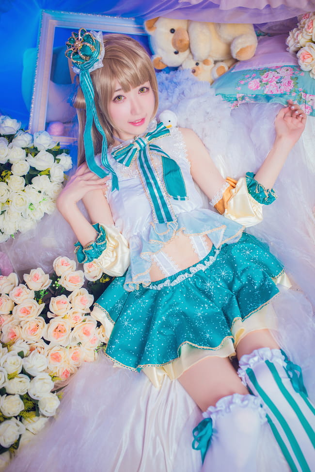 【授权】lovelive！南小鸟 ことり式雪だるまCOS