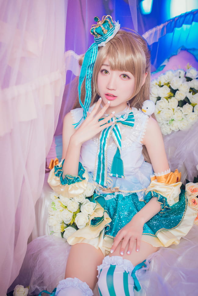 【授权】lovelive！南小鸟 ことり式雪だるまCOS