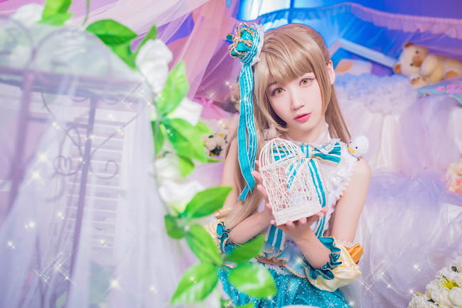 【授权】lovelive！南小鸟 ことり式雪だるまCOS