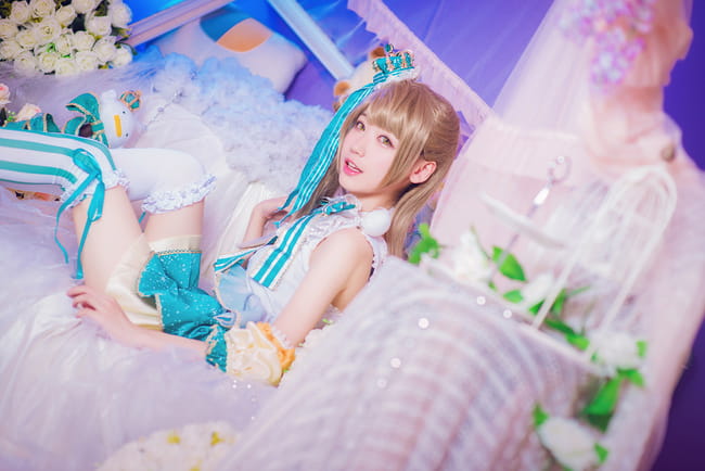 【授权】lovelive！南小鸟 ことり式雪だるまCOS