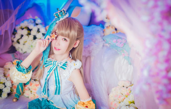 【授权】lovelive！南小鸟 ことり式雪だるまCOS