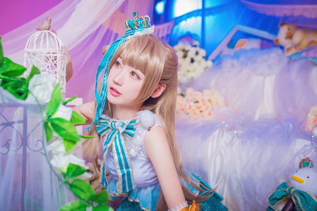 【授权】lovelive！南小鸟 ことり式雪だるまCOS