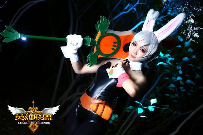 【授权】英雄联盟 兔女郎瑞文COS