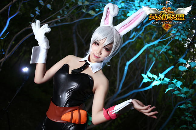 【授权】英雄联盟 兔女郎瑞文COS