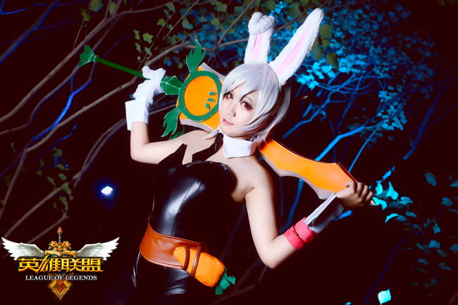 【授权】英雄联盟 兔女郎瑞文COS
