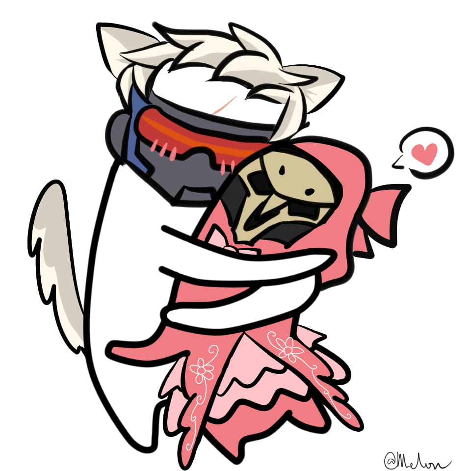 守望先锋 抱抱小人 这是一个沉迷于屁股无法自拔的表情包