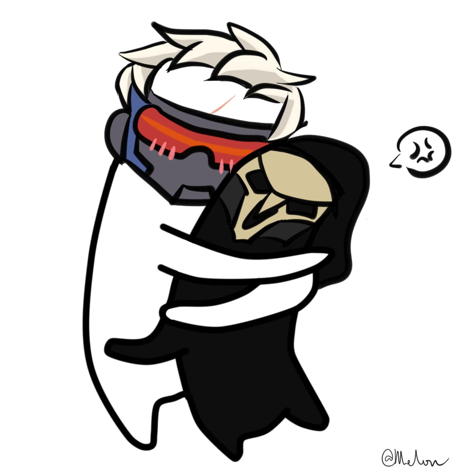 守望先锋 抱抱小人 这是一个沉迷于屁股无法自拔的表情包