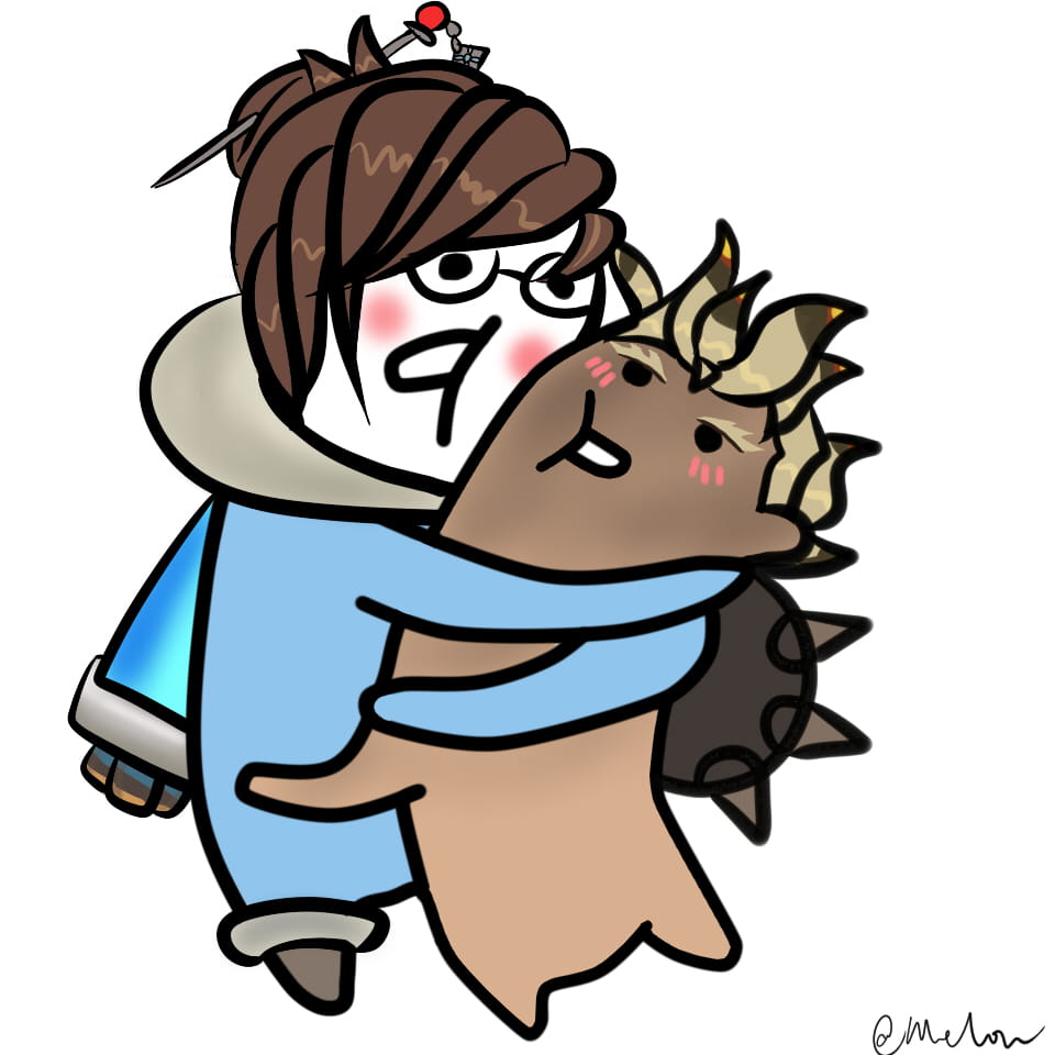 守望先锋 抱抱小人 这是一个沉迷于屁股无法自拔的表情包