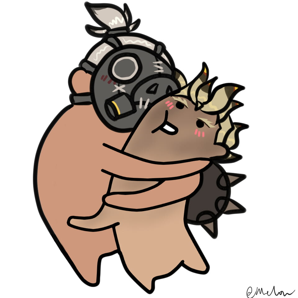 守望先锋 抱抱小人 这是一个沉迷于屁股无法自拔的表情包