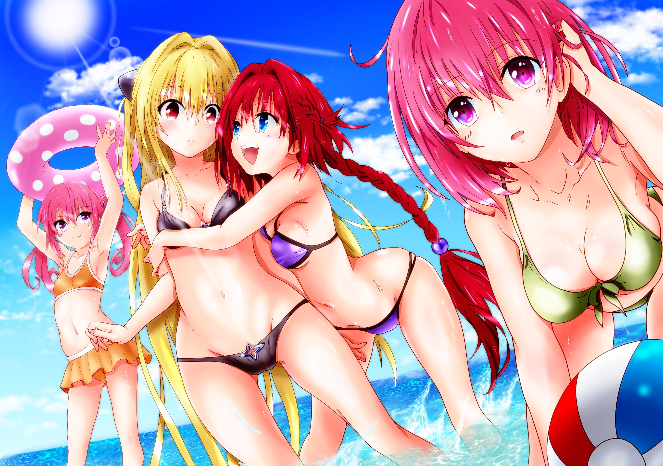 可爱人形兵器 黑咲芽亚 tolove win7主题