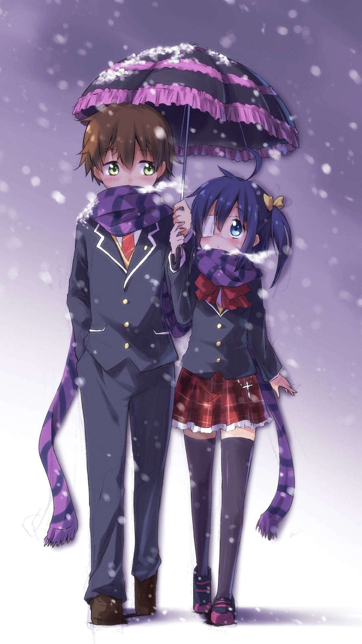 你我命运的交错 各类CP情侣 插画壁纸美图