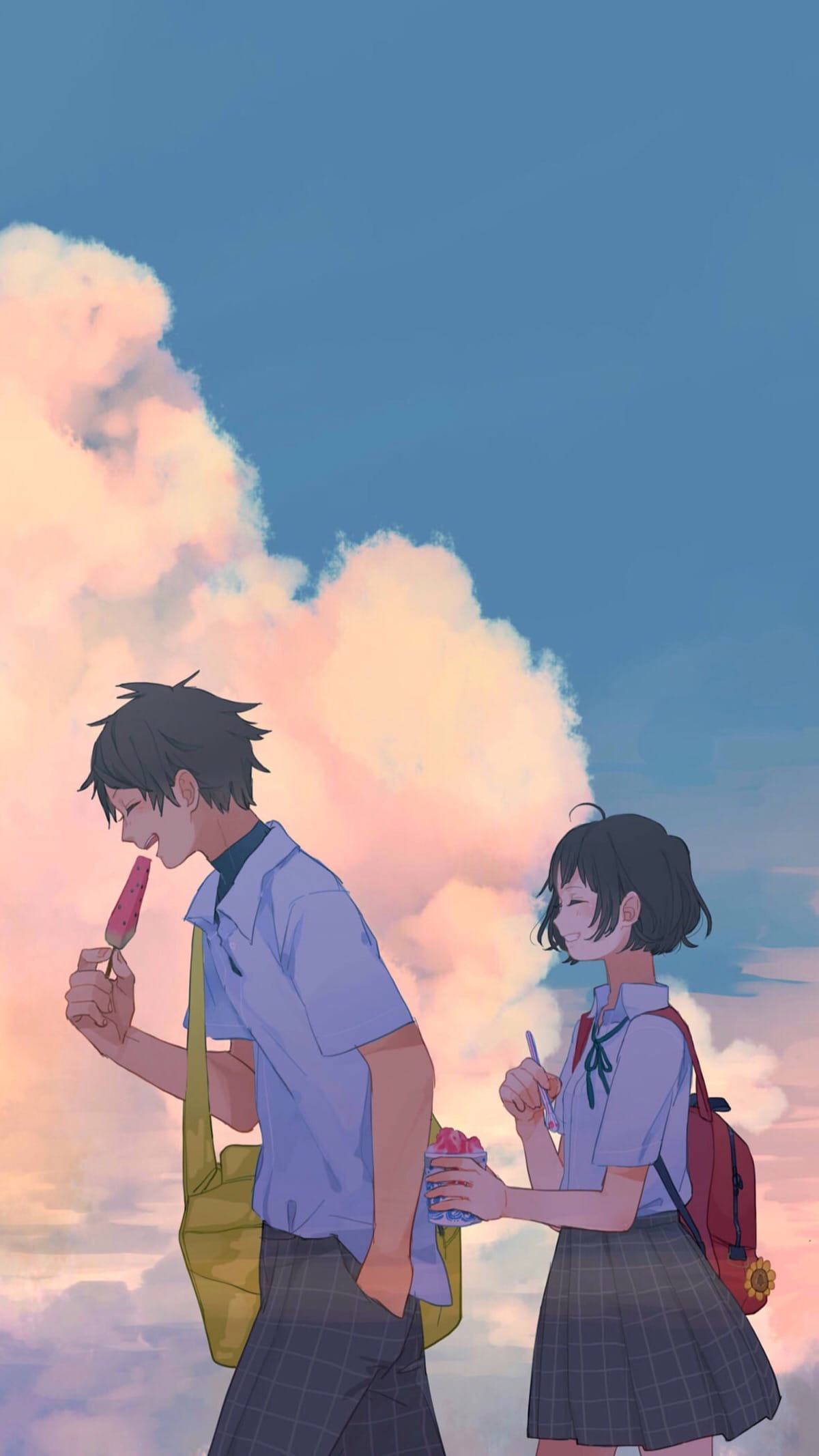 你我命运的交错 各类CP情侣 插画壁纸美图