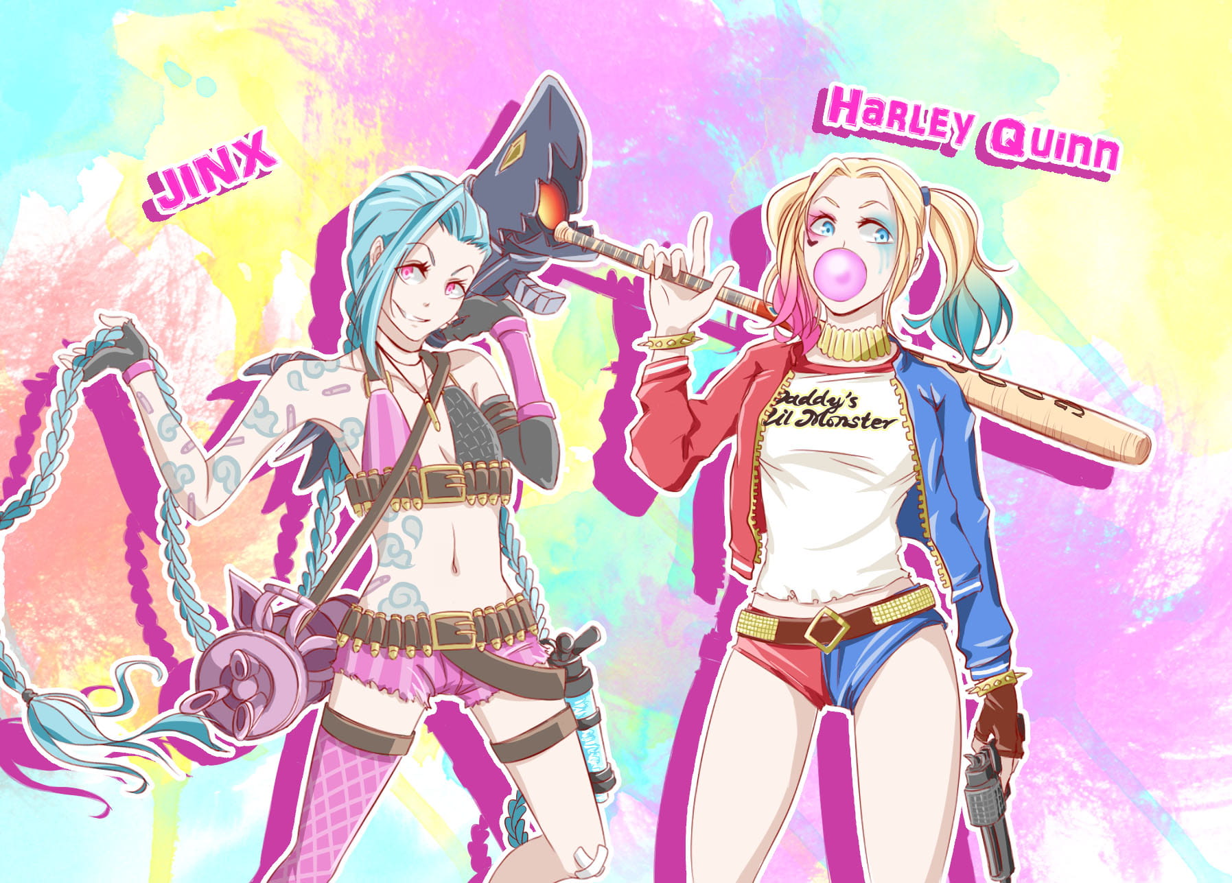 规则 就是用来打破的 JinX桌面壁纸